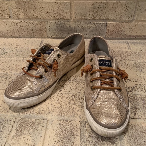 Sperry Gold Slip-ons - Picture 2 of 6